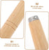 Uonlytech Stockpot Handle, Wooden Wok Handle Replacement for Frying Pan and Cookware