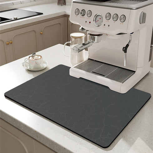 Coffee Maker Mat for Countertops, Coffee Bar Accessories Fit Under Coffee Machine
