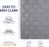 SLEEP ZONE Cooling Mattress Topper - Queen Extra Thick Soft Fluffy Pillow Top Bed Mattress Topper, Easy Care Washable