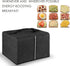 Toaster Cover Dark Grey Compatible with Most 4-slice Toasters, Washable Storage and Dust Protection