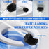AONEZ Set, 4 Pack Toilet Brush and Holder Long Handle Non-Slip Grip Toilet Bowl Brush, Hard Toilet Brush, Deep Cleaning