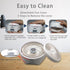 Small Desk Fan - Ultra Quiet USB Fan, Portable 3000mAh Rechargeable Battery Operate, High Power with Ambient Light