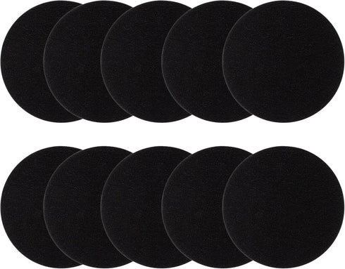 10 Pack Charcoal Filters for Kitchen Compost Bin, Replacement Filters for Countertop Bin Pail, Round 6.7 Inch.