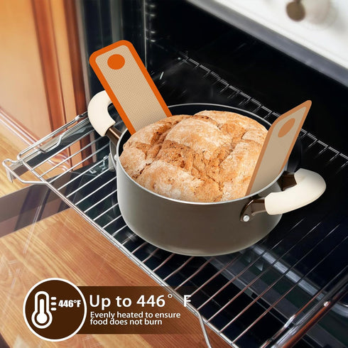 Silicone Bread Sling for Dutch Oven, Non-Stick & Easy to Clean, 2 Pcs Reusable Bread Sling for Sourdough
