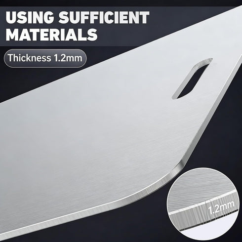3 304 (15" 11", 13"x 9", 10" 6") Stainless Steel Cutting Board, PCS Cutting Boards for Kitchen, Stainless Non Stick