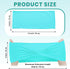 Pack 10 VDS of PCS | Aqua Blue| Spandex Chair Sashes Bows Without Buckle | Stretch Elastic Banquet Universal Folding