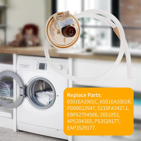 6501EA1001C Washer Water Level Sensor Switch Assembly for LG Washing Machines WT1101CW WT4970CW