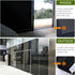 VELIMAX Static Cling Total Blackout Window Film - Privacy Room Darkening Tint, 100% Light Blocking, No Glue (17.7 x 118
