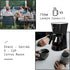 CAYNEL Drip Coffee Machine, 750ML Removable Water Reservoir, 5 Cups, Black