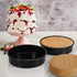 HIWARE 8-Inch Round Cake Pan Set of 3, Nonstick Baking Pans with 90 Pieces Parchment Paper
