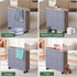 9 1 Pack Bamboo Toilet Paper Storage with Lid and Wheels, Bathroom Toilet Storage Basket with Handle, Paper Storage