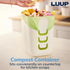 2pk, 2.5 STORi Luup Bathroom Wastebasket Secure Grocery Bags, Plastic Garbage Container for Vanity, Laundry Room