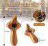 wellhouse Cross My Heart/Encouragement Gift Wooden Pocket Stress Fidget Cross Wood Christian Religious Gift