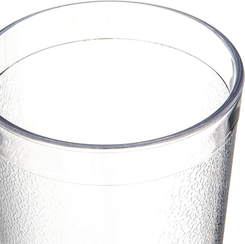 Carlisle FoodService Products Stackable Tumbler, 12 Ounces, Clear, Plastic, Pack of 24