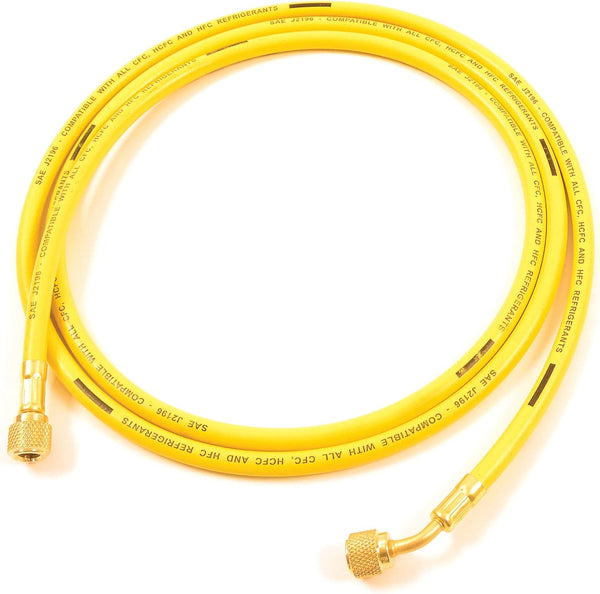 Uniweld H5SMBY Soft Magic Barrier Charging Hose - 60-Inch Vacuum Hose for HVACR System Service