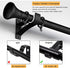 KOLAKO Curtain Rod Brackets, Heavy Duty Black Holders Hook Hangers for Wall Drapery Rod Bracket Support 1 Inch Rods