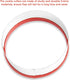 Large Round Cookie Cutter, 5" Biscuit Cutter, Circle Cookie Cutter for Baking, Dough Cutter with Soft PVC