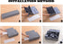 AARAINBOW 2 Packs Underwear Socks Ties Storage Organizer with Lids, Foldable Closet Drawer Organizer 60 Cells (30 Cell,