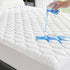GRT Queen Mattress Protector, 100% Waterproof Quilted Fitted Mattress Pad, Noiseless Cotton Cover, Fits Up to 21" Deep,