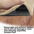 Rug Carpet Non Slip Grippers, Reusable Double Sided Carpet Tape Pads, Strong Adhesive for Area Rugs