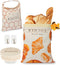 Bread Bags for Homemade Bread Sourdough - 2 Pack Beeswax Bread Bags