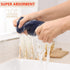 Kitinjoy 100% Cotton Waffle Weave Kitchen Towels - 4-Pack Super Soft Absorbent Dish Towels, Navy Blue