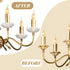 6 4 4 Inch Bonuci Pcs Chandelier Bobeche Replacement Side Holes Clear Cups Elegant Chandelier Parts Plastic Bobeche