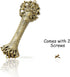 Bless This House, Tree of Life - Mezuzah Case, Wooden Texture Gold Color Design with David Star, for Jewish Homes