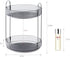 360 Rotating Makeup Organizer - Bathroom Makeup Spinning Holder Rack, Large Capacity Cosmetics Storage Vanity Shelf