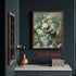 Still Life Flower Wall Art, Vintage Floral Oil Painting Print, Farmhouse Floral Pictures, 16x20in No Frame