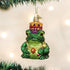 Old World Christmas Frog King Glass Blown Ornaments for Sea and Water Animals Christmas Tree