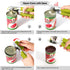Manual Can Opener with Magnet, Handheld Can Openers with Sharp Blade, Smooth Edge, Big Effort-Saving Knob, Lime Green