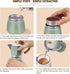 Aluminum Italian Espresso Machine, Percolation Stove Burner Pot Coffee Moka Pot