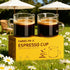 5 OZ Set 2, (1 Espresso Cups of Double Spouts Cups, Shot Glasses, Milk Cup with Handle, Clear Glass, Espresso
