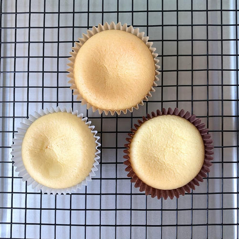 Natural White Coffee Brown Cupcake Liners, 150-Count Standard Greaseproof Paper Baking Cups