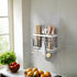 Utensil Holder with 3 Compartments, Stainless Steel Drying Rack, Dish Drainer for Kitchen Counter, Silverware Organizer
