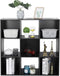 ZenStyle 9 Cube Storage Shelf Organizer, Wooden Bookshelf System Display Cube Shelves