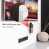 Cosmos Pack of 2 Acrylic Remote Control Holder, Adhesive Wall Mount Phone Organizer for Home Office Storage
