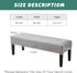 FUANGUI Waterproof Bench Cover, Stretch Jacquard Dining Bench Cover for bedrooms, Living Rooms, Kitchens, Protector