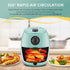 Elite Gourmet EAF0201BLX Personal Compact Electric Hot Air Fryer | Oil-Less Healthy Cooker, 1000W, 2.1 Quart