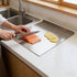 YICORIP (19.7 15.7 Stainless Steel Cutting Boards for The Kitchen, Suitable for Meat, Fruits, Vegetables, Bread