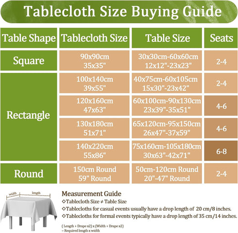 Use(47 63 Inch, meioro Tablecloth Striped Fringe Table Cloth Rectangular Tablecloths Cotton Linen Table Cover