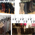 Double Adjustable Clips Boots Hangers, Space Saving Boots Socks Bags Hanging Clips Boot Organizer, Set of 9
