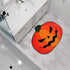 FANTPK Halloween Bathroom Rug, Fall Pumpkin Bath Mat Water Absorbent Non-Slip Washable for Shower Tub Microfiber