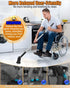 Electric Spin Scrubber - Upgraded Bathroom Cleaning Brush with 2 Speeds, 3 Replaceable Brush Heads & Adjustable Handle