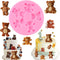 Bear Silicone Fondant Molds for Cake Decoration, Chocolate Candy Molds