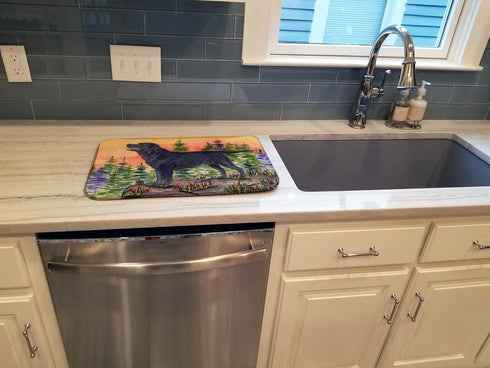 Caroline's Treasures SS8624DDM Labrador Dish Drying Mat, Absorbent Pad for Kitchen Counter, 14 x 21", Multicolor