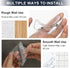 Shower Curtain Rod Holder, Easy Installation No Drilling Required, Transparent Wall Mount Rod Retainer (4 Pieces)