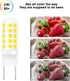 G8 Dimmable LED Bulb 50W Halogen Replacement for GE, Samsung, LG Over the Range Microwave Hood, 120V, 500LM, 2 Pack
