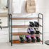 24 Pack 4 50% Closet Noamus Shoe Slots Organizer, Adjustable Levels Shoe Stackers, Double Deck Shoe Storage Holder